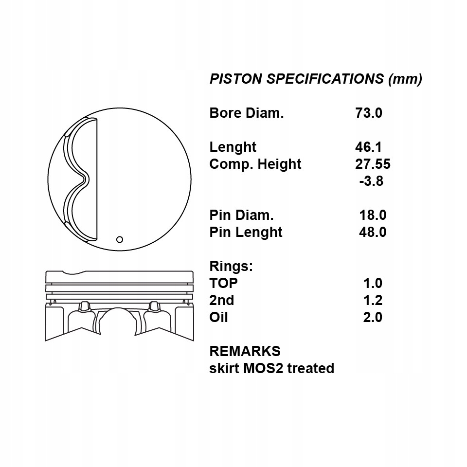 фото №1, Iap quality parts 100-16082 поршень