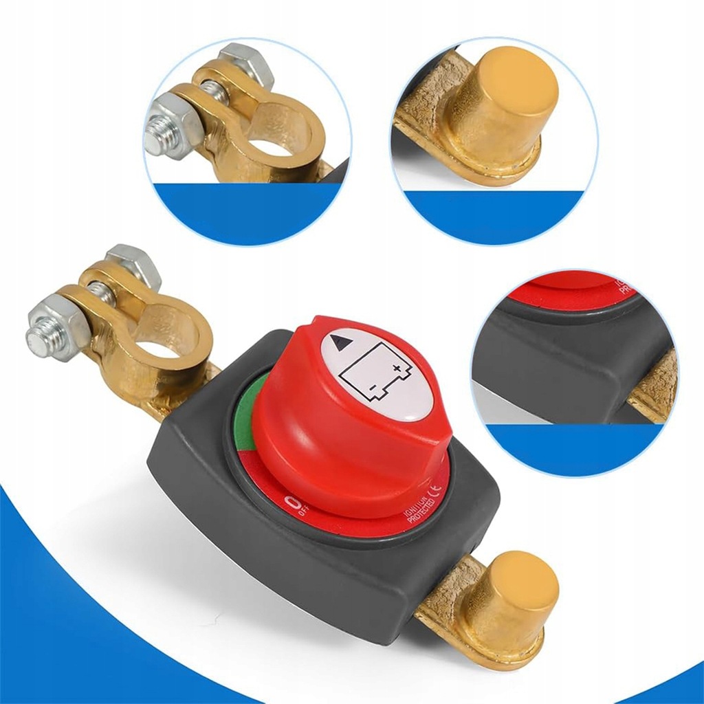 фото №8, Выключатель главный rozłącznik массы hebel выключатель аккумулятор