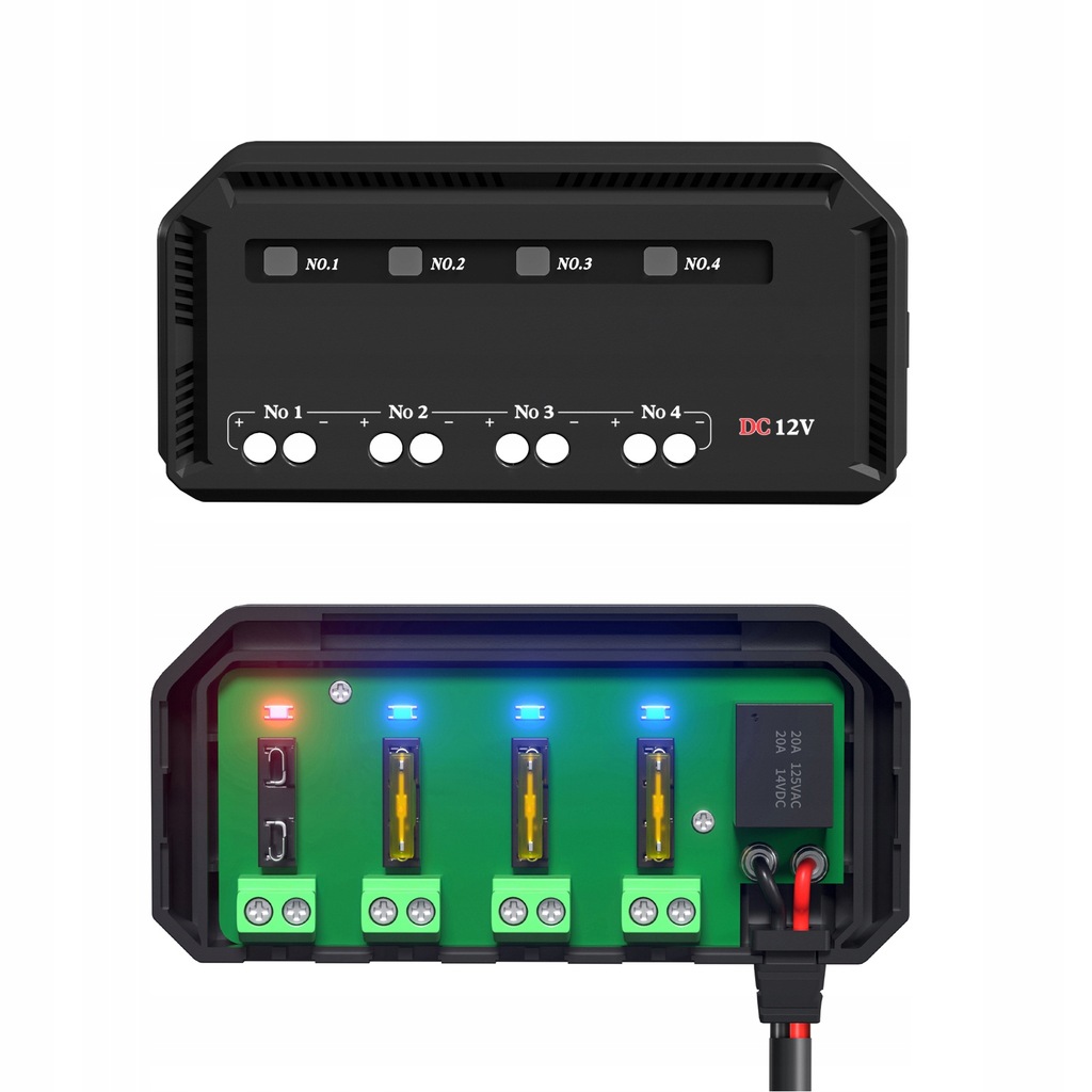 фото №11, Набор коробка реле bezpiecznikowych 12v 20 a с жгут трубопровод