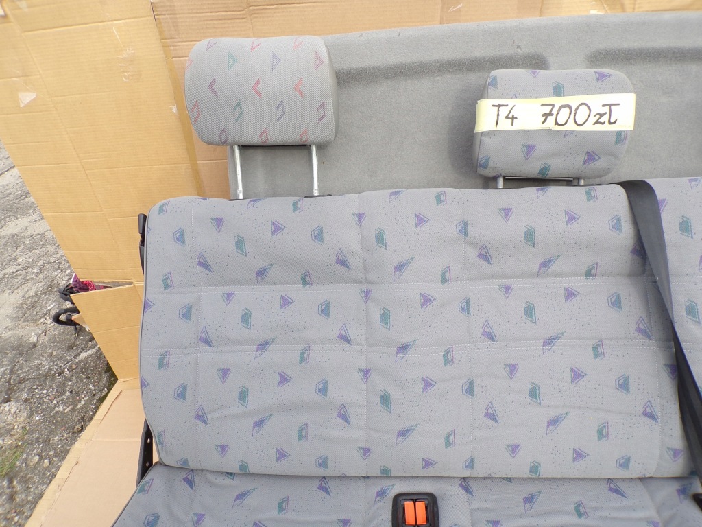 фото №5, Vw transporter t4 сидіння заднє сидіння 3 місцева iii ряд