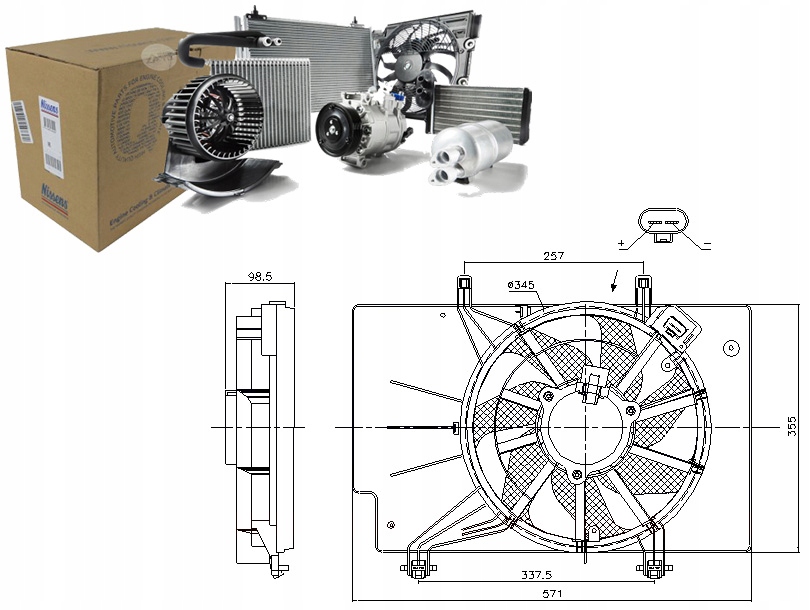 фото №13, Вентилятор радиатора ford