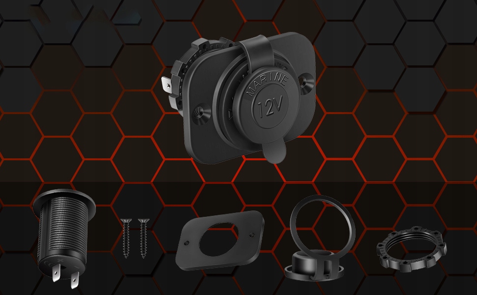 фото №10, 2x роз'єм прикурювача автомобільний wodoodporne роз'єм живлення 12v / 24v