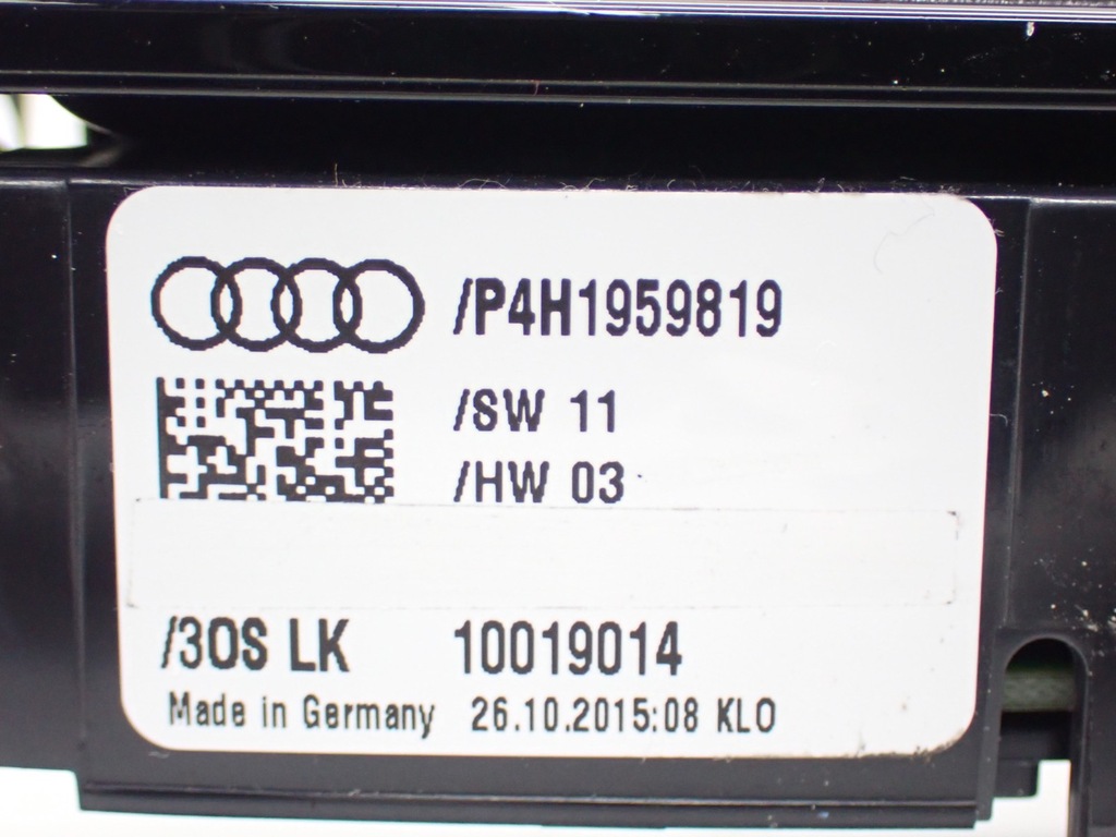 фото №13, 4h1959819 панель регулировки сидений задняя audi a8 d4