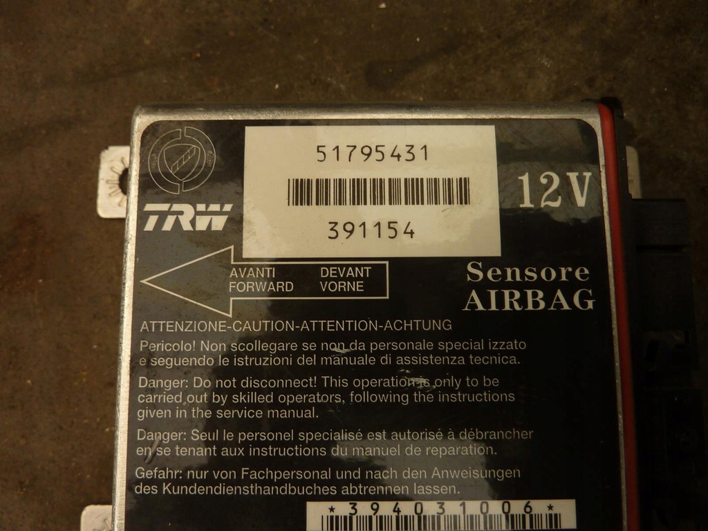 фото №10, Панель приладів консоль панель приладів подушки безпеки ремені датчик fiat grande punto eur