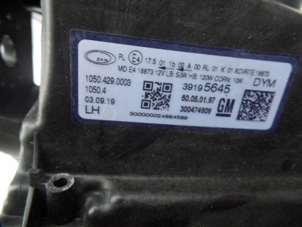 Opel insignia b фара перед левая led lux 39195645 Недорого