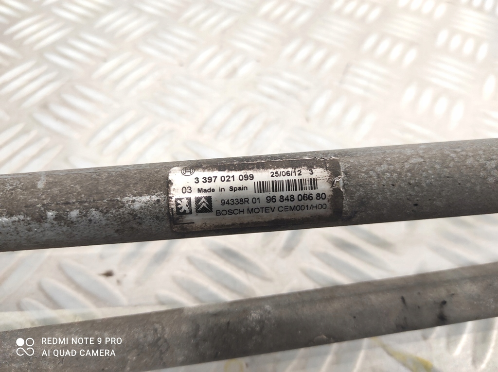 фото №8, Механізм моторчик двірник peugeot 308 i t7 2007-2013 9684806680