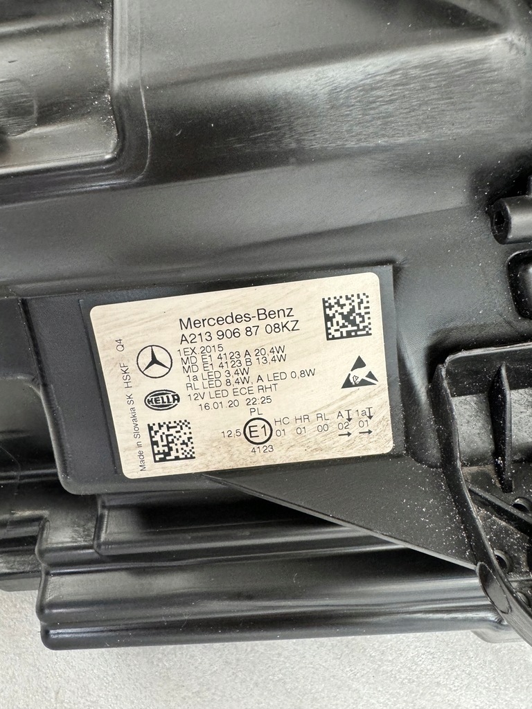 фото №5, Mercedes eklasa w213 левая лампа full led performance