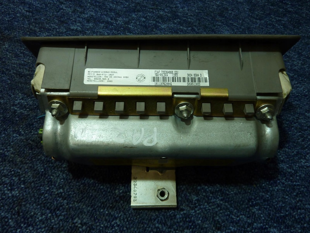 фото №7, Подушка подушка безпеки пасажира fiat panda 2 ii права eur