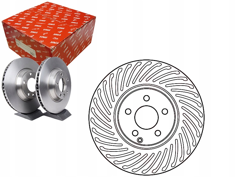 фото №1, Гальмівні диски гальмівні 2szt mercedes e 500 4-matic 211.