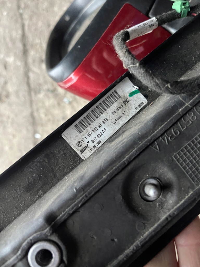 фото №7, Дзеркало vw touran lift праве 1t1857502af