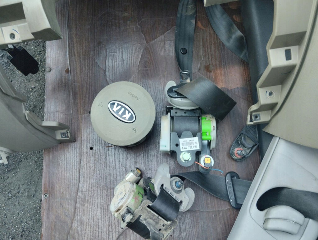 фото №7, Панель приладів консоль подушка безпеки набір kpl kia soul i 08-14