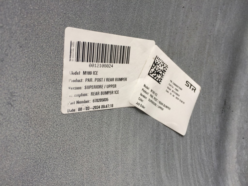 Maserati granturismo 24 25 бампер задняя новый оригинал m189 670205035 nr 3 Недорого