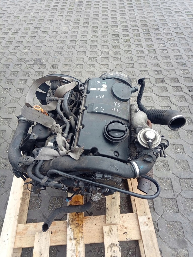фото №8, Двигун ajm 1.9tdi vw audi голий блок двигуна