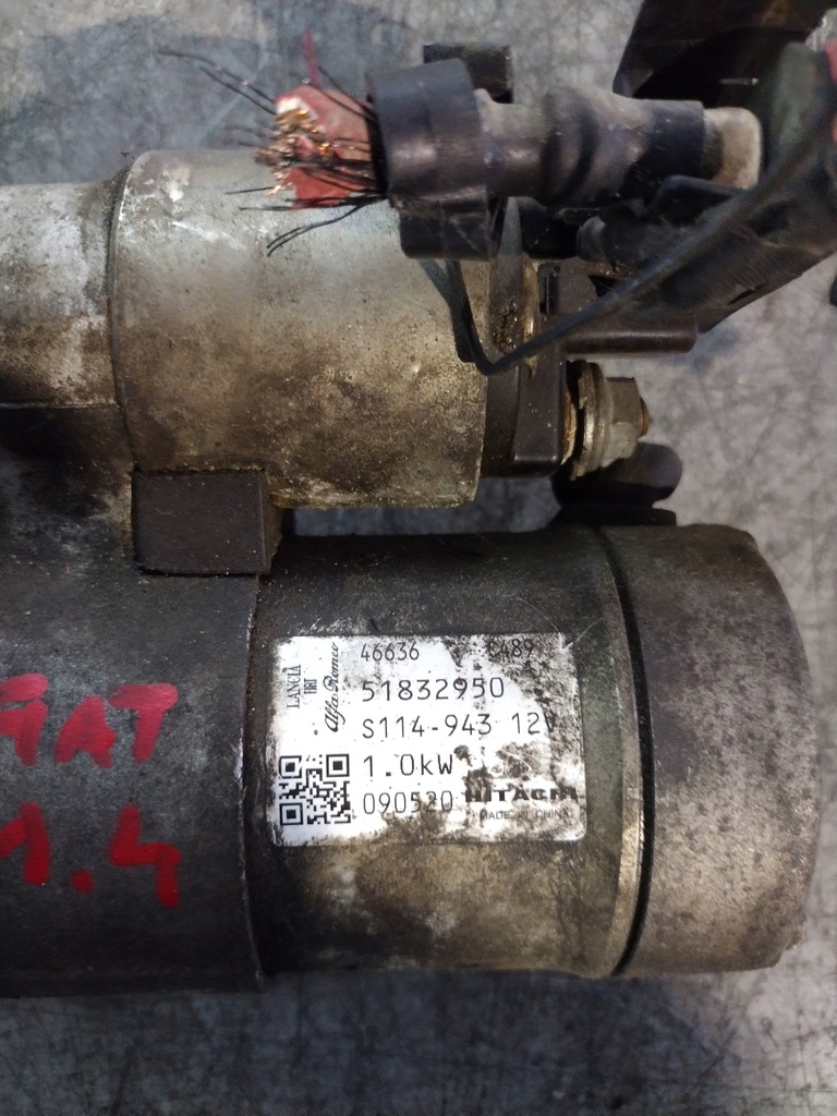 фото №6, Стартер 51832950 fiat bravo 1.4 16v