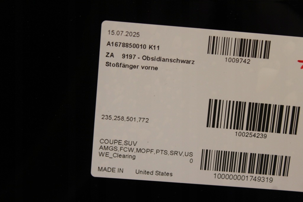 Бампер перед передний mercedes gle 167 w167 lift amg хром с Разборки