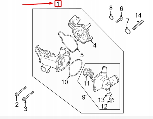 фото №9, Audi a8 4h d4 water насос assembly 079121013t