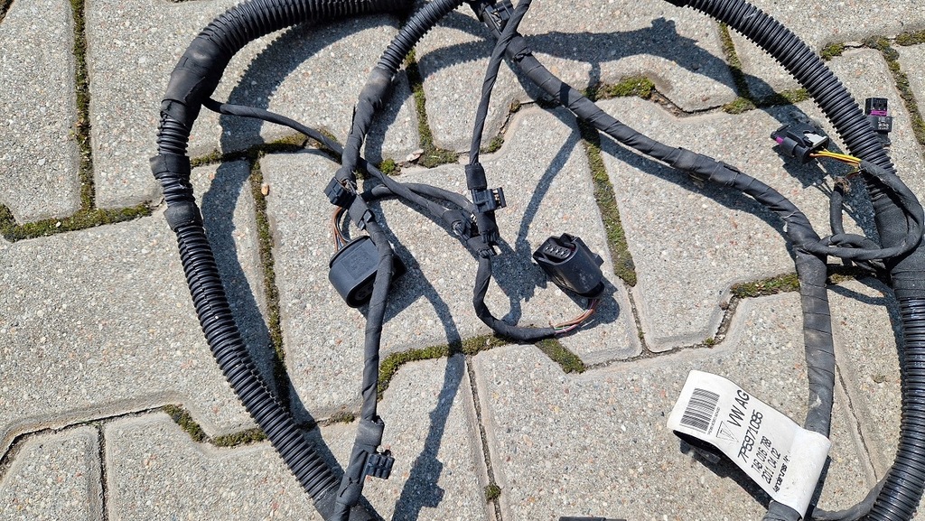 фото №6, Mps джгут pdc електропроводка бампера перед pdc porsche cayenne 2 ii 7p5971095