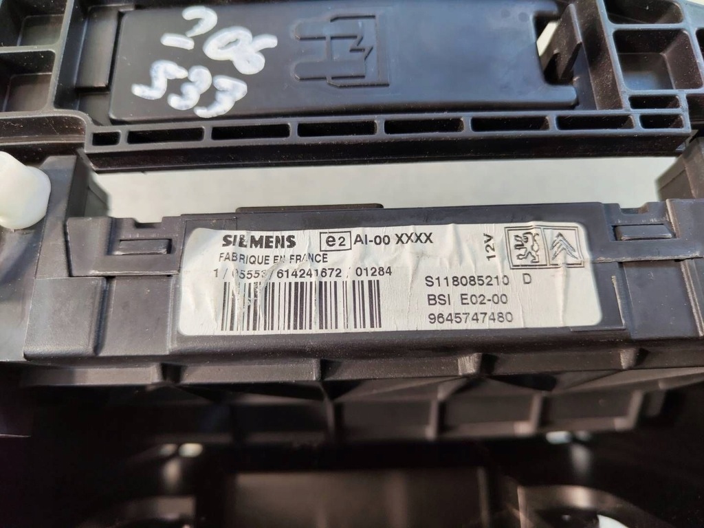 фото №6, Модуль блок керування bsi коробка реле peugeot 206 9645747480