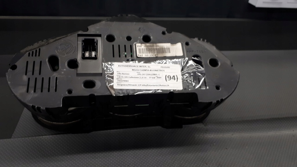 фото №9, 735374401 лічильник прилади alfa romeo 147 1.6