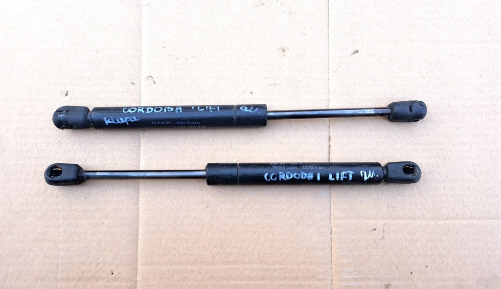 фото №1, Seat cordoba i lift 99 - 02 амортизаторы крышки kpl