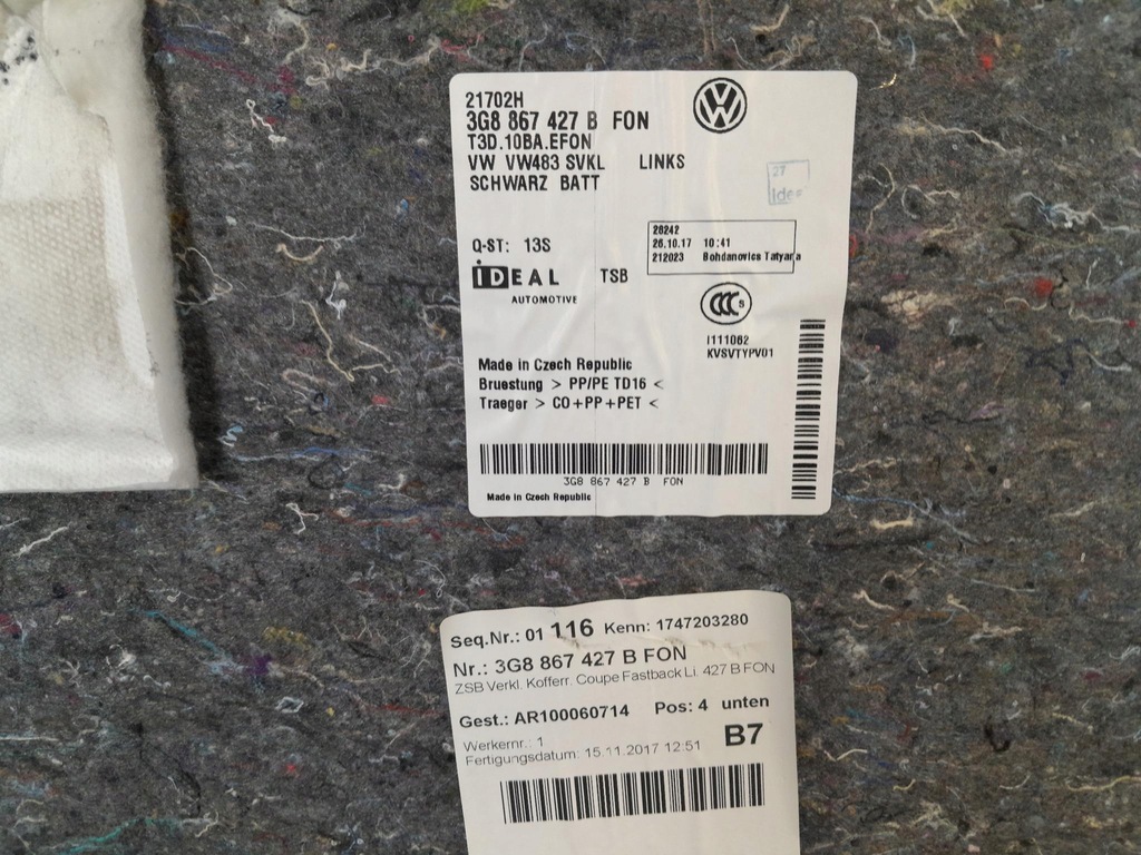 фото №5, Vw arteon обшивка багажника лівий 3g8867427b