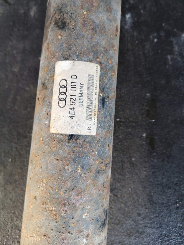 фото №9, Wał привідний audi a8 d3 4.2 fsi long 4e4521101d