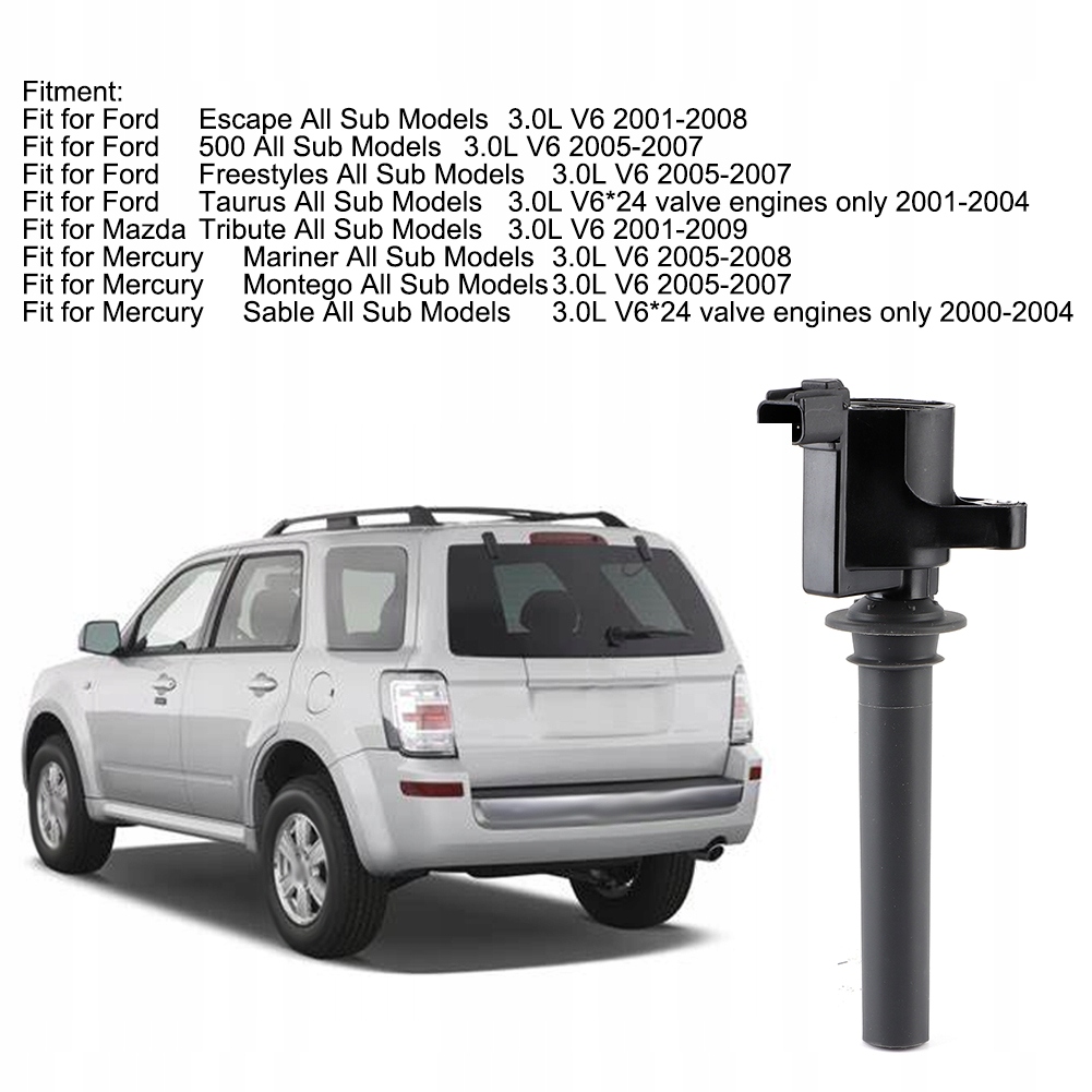 фото №12, 6 szt. заміна котушок запалювання fd502 pasuje do ford escape / 500 /