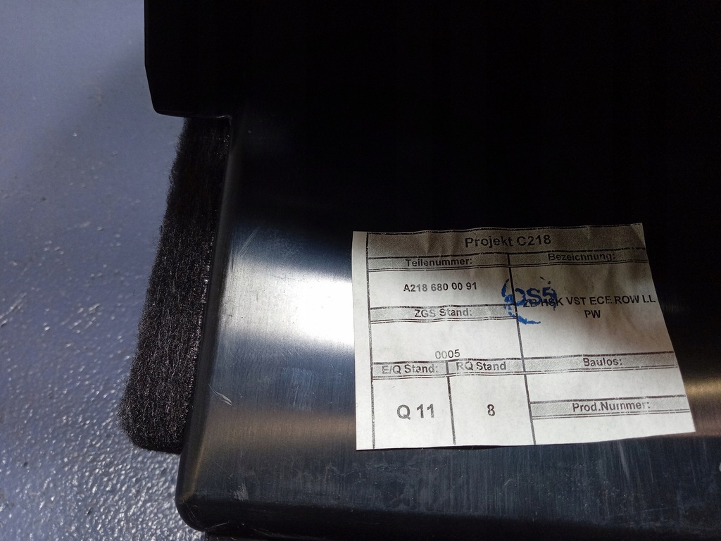 фото №5, Cls w218 бардачок пасажира nappa semianilin a2186800091