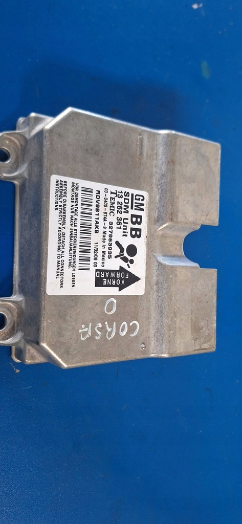 фото №1, Opel corsa d 2008 блок управления / модуль подушка безопасности 13262361