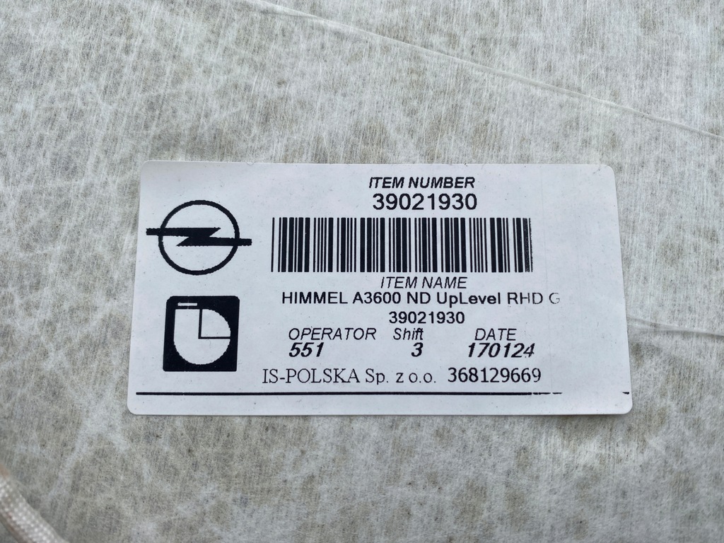 фото №7, Opel astra k потолок