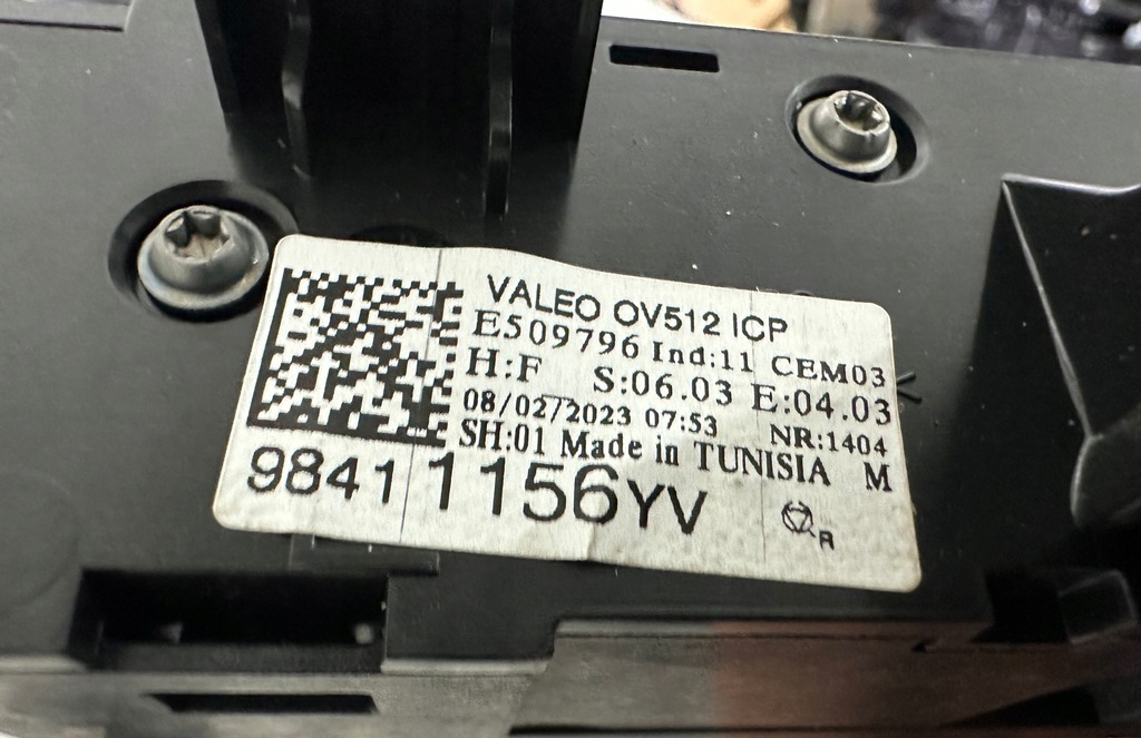 фото №6, Opel astra l vi панель кондиціонера 98411156yv