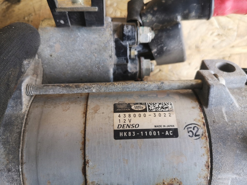 фото №5, Velar f-pace стартер hk83-11001-ac 3.0d