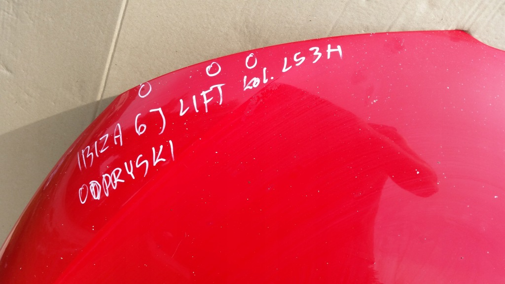 фото №8, Капот крышка двигателя seat ibiza iv lift 12-17r ls3h