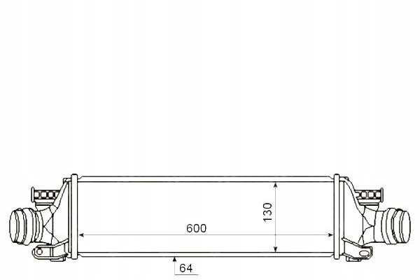 Nrf интеркулер opel opel mokka 12- 30345 Оригинал
