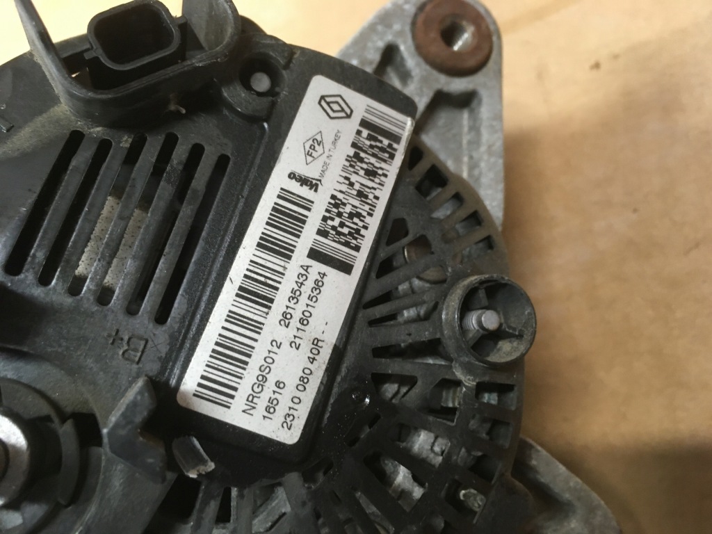 фото №2, Генератор renault megane iv 4 1.2 tce 2613543a