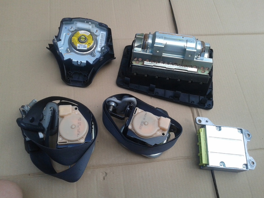 фото №7, Подушки безопасности воздушные ремни датчик комплект mazda 6 gg gy kombi 02-07