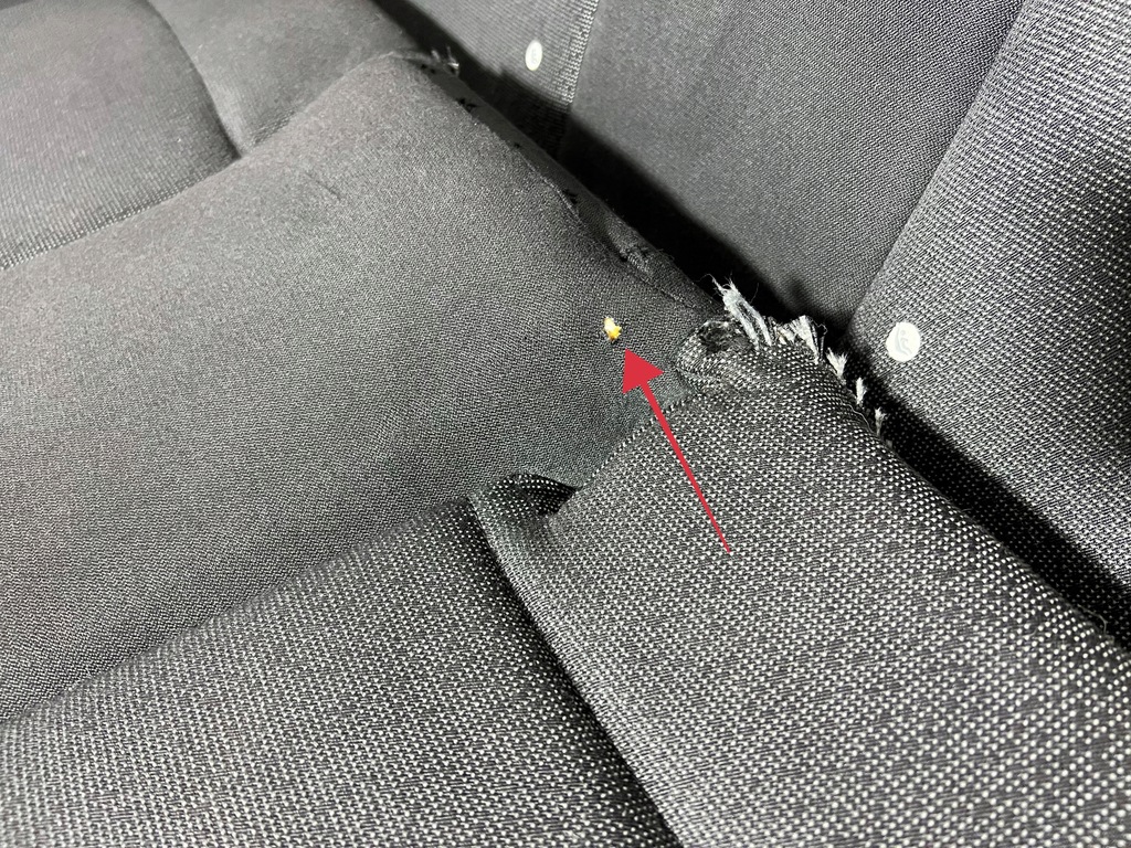 фото №8, Bmw e90 заднє сидіння сидіння задня czarna niedzielona