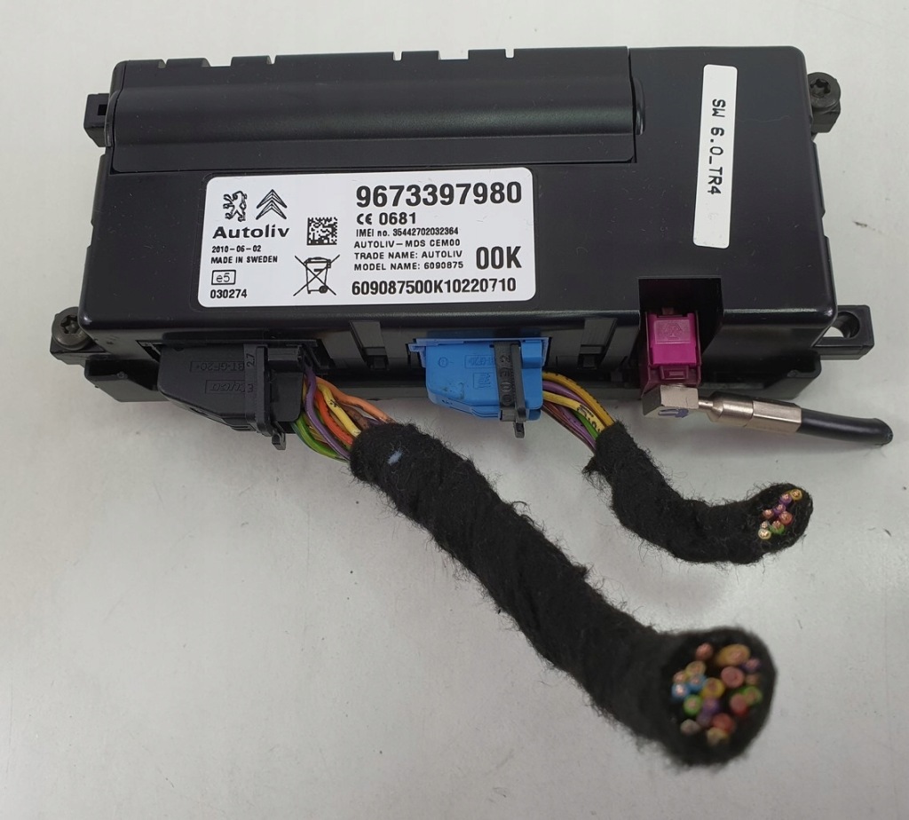 фото №1, Модуль блок управления bluetooth citroen c5 x7 9673397980
