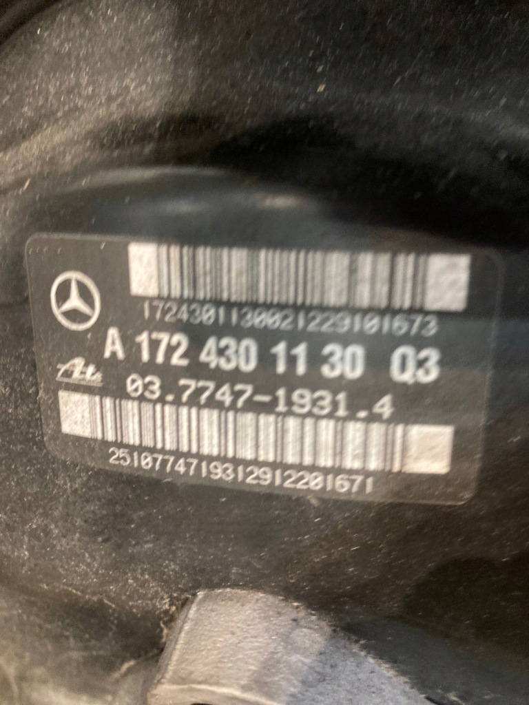 Mercedes-benz slk r172 підсилювач гальм гальмівні Оригінал