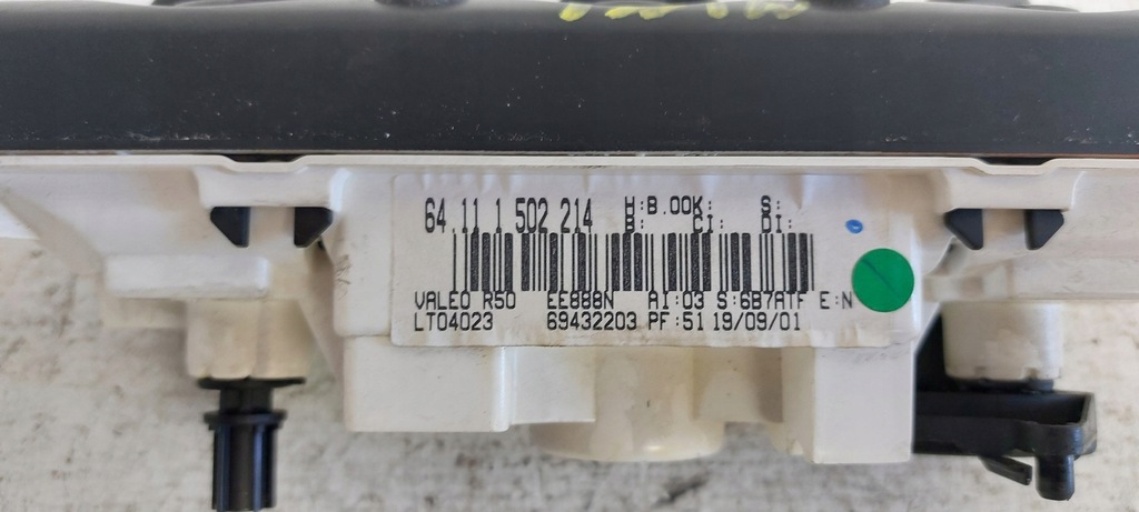 фото №4, Mini cooper one r50 r52 01- панель керування кондиціонер 1502214