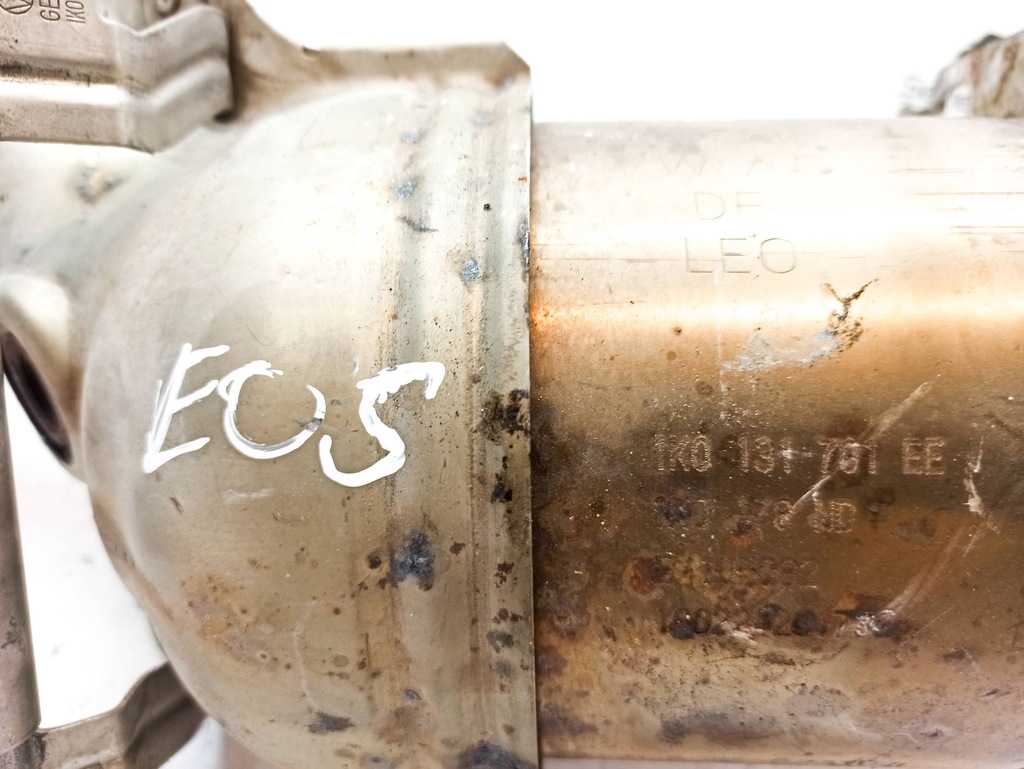 фото №8, Volkswagen eos 2010 фильтр частиц твердых катализатор / fap / dpf