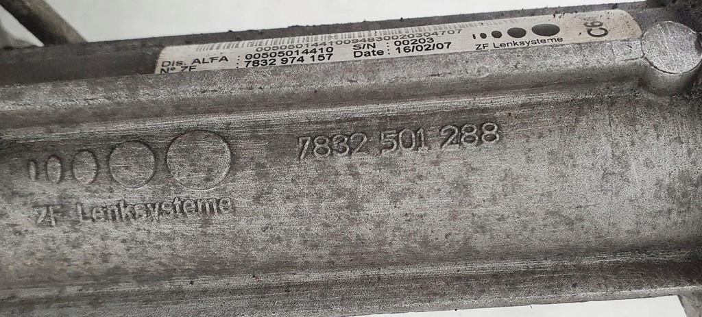 фото №7, Трансмиссия рулевая рейка alfa romeo 159 europa