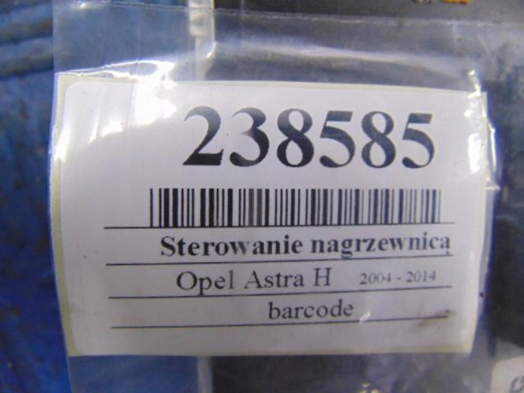 Opel astra h iii hb 1.6 16v керування обігрівач 13308174 Зі Шроту