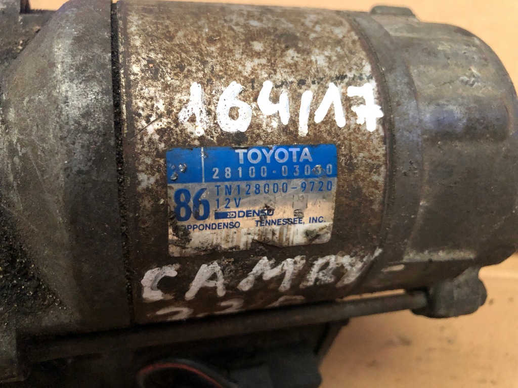 фото №6, Стартер toyota camry 2.2b 28100-03030