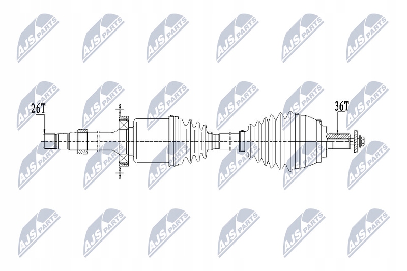 фото №2, Приводной вал npw-vv-133 nty