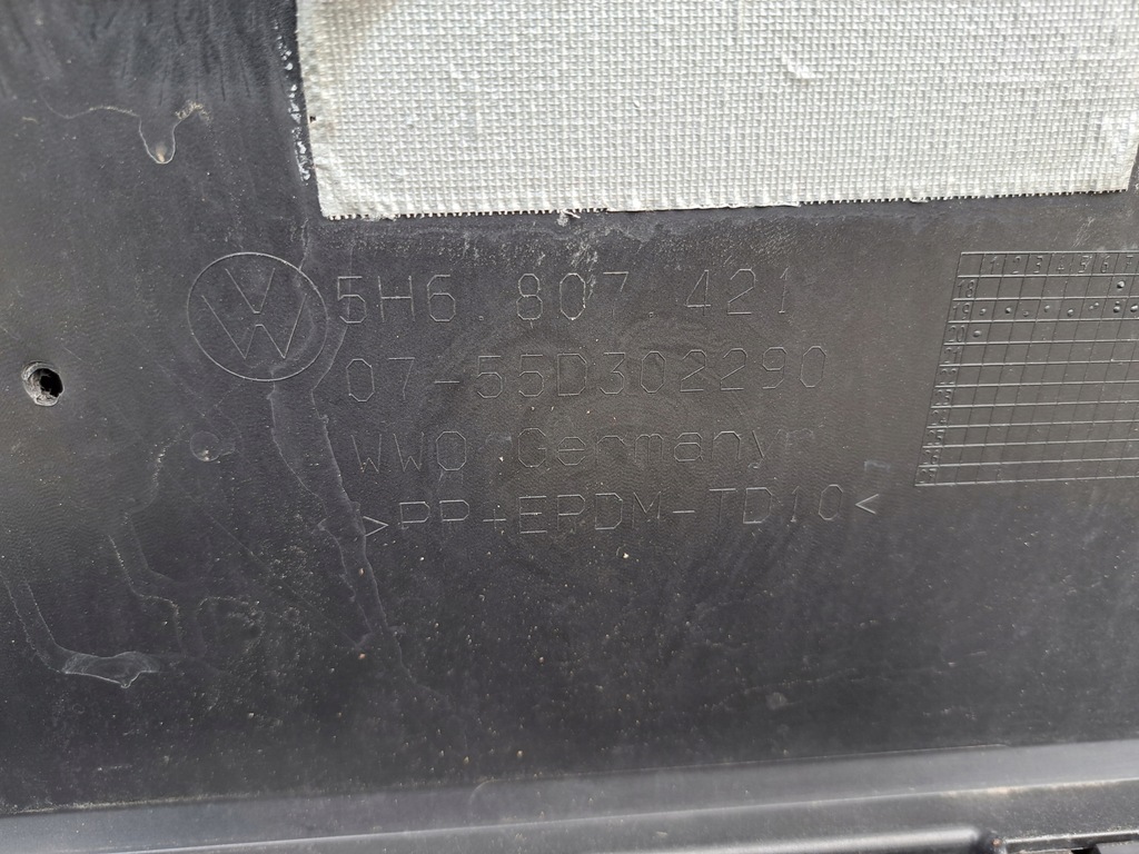 фото №8, Vw golf viii 8 бампер задняя задний спойлер