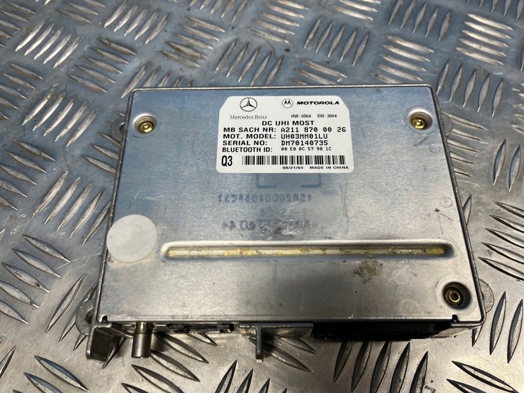 фото №1, Mercedes w211 модуль блок управления bluetooth