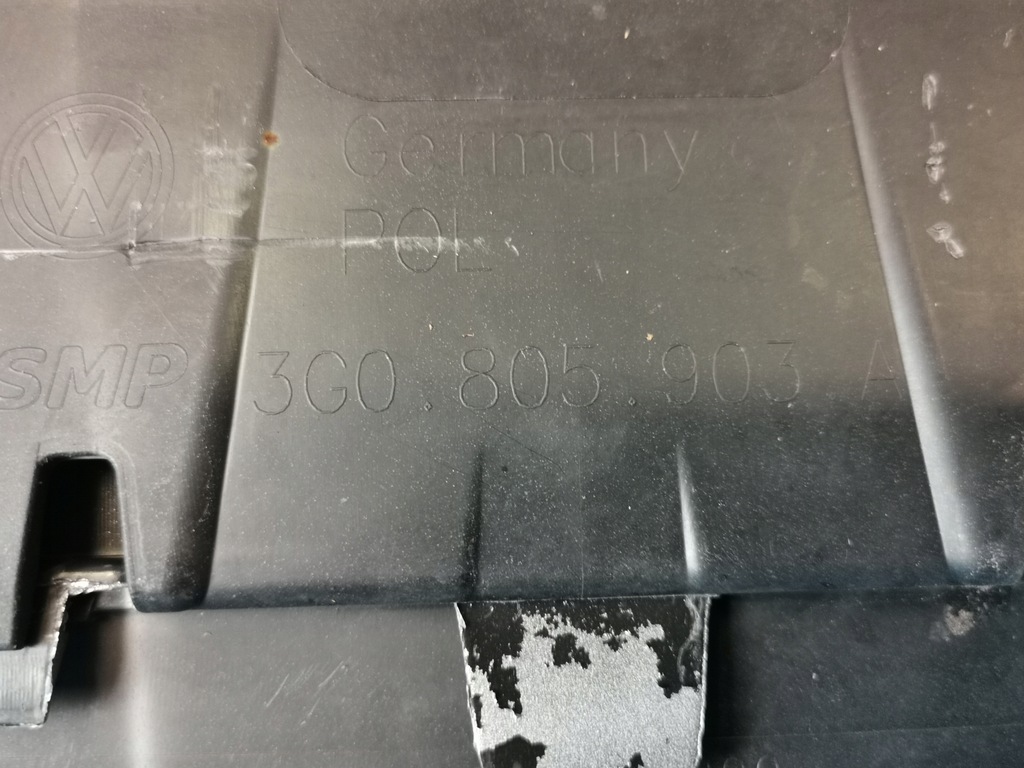 фото №10, Vw passat b8 alltrack 19r 2.0tdi спойлер накладка бампера перед 3g0805903a