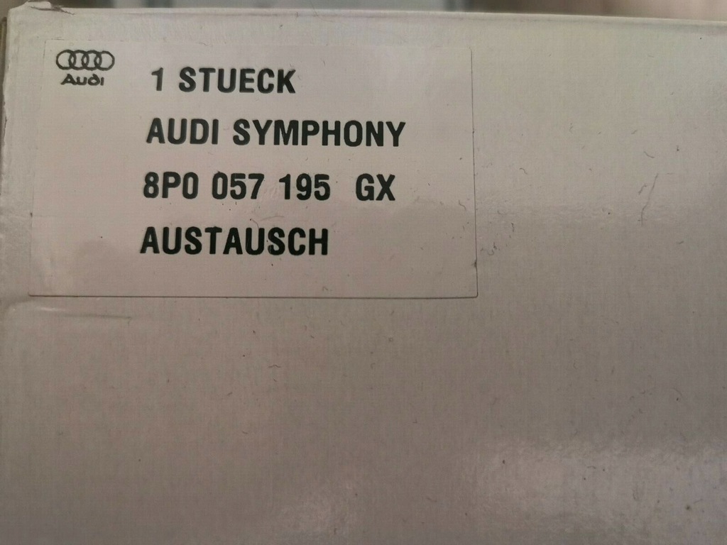 фото №5, Радио symphony audi a3 8p0057195gx