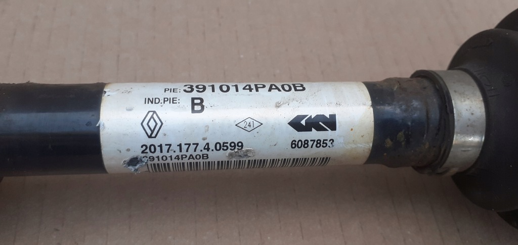 фото №3, Приводной вал левая renault kadjar 391014pa0b оригинал